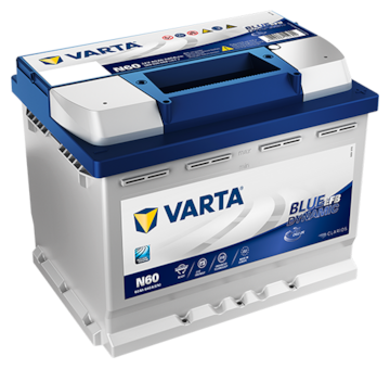 autobaterie VARTA Blue dynamic EFB  START-STOP 60Ah 12V 242x175x190 640A  N60