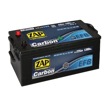 autobaterie  ZAP TRUCK Carbon EFB  225Ah  12V  1200A   518x264x215/242