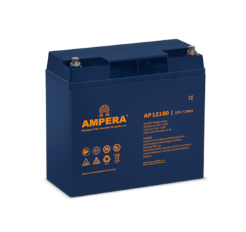 baterie AMPERA C5 AGM  12V     18 Ah    181x77x167  M5  5L