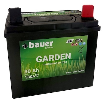 baterie BAUER Garden U1R   12V   30Ah   330A     196x128x184