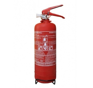 přístroj hasicí práškový 2 kg