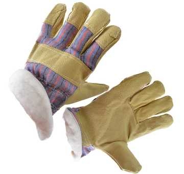rukavice pracovní zimní zateplené