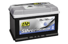 autobaterie  ZAP Silver Premium    78Ah  12V  750A     275x175x175