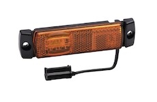 svítilna poziční LED boční oranžová + 0,5 m kabel