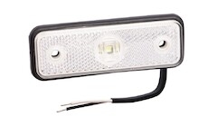 svítilna poziční LED přední čirá + 0,5 m kabel